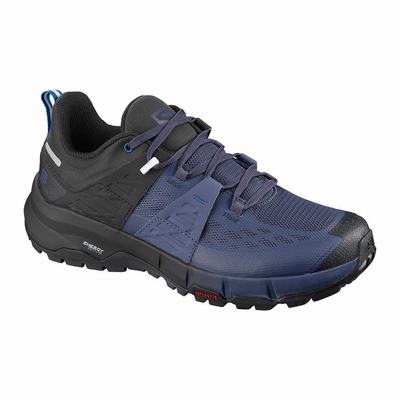 Salomon ODYSSEY W - Naisten Vaelluskengät - Mustat/Sininen